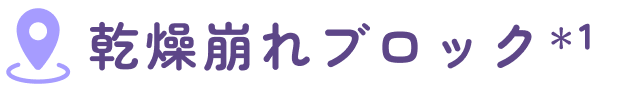 乾燥崩れブロック